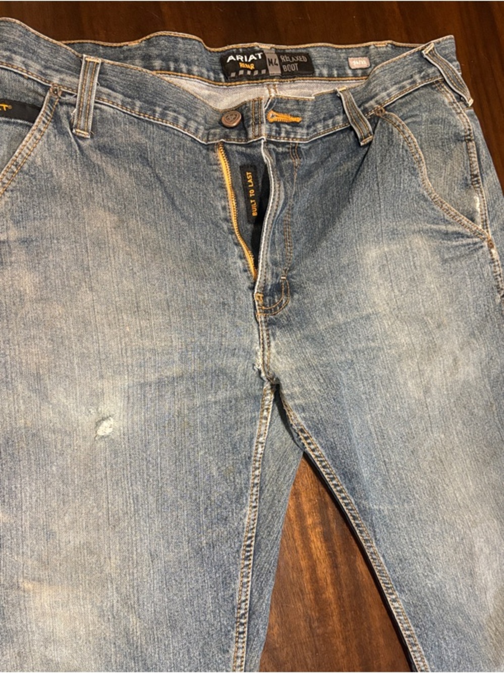 Ariat Men’s Light Wash Slim Straight Jeans